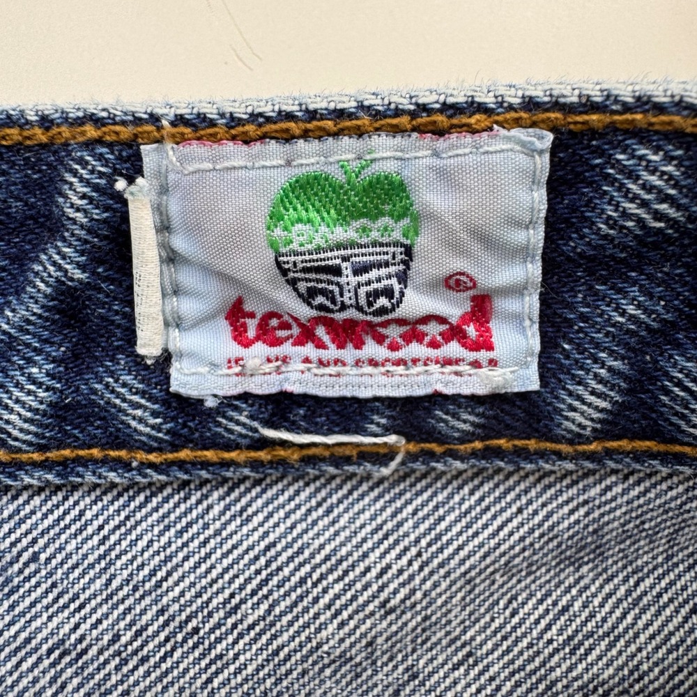 Texwood Jaxwood Jeans Women 32 Blue Good High Waisted Vintage Straight Leg Denim - Picture 7 of 14